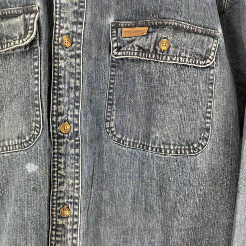 カーハート Carhartt フラップポケット デニムシャツ メンズ JPN:L