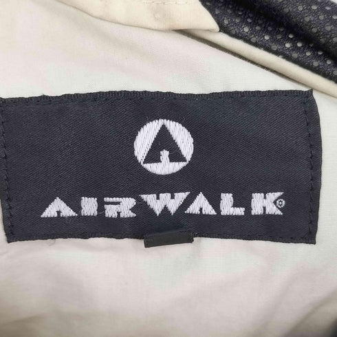 エアウォーク AIRWALK ロゴ刺繍 ナイロンフーデッドジャケット メンズ JPN:M