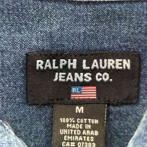ポロジーンズカンパニーラルフローレン POLO JEANS COMPANY RALPH LAUREN L/S デニムシャツ メンズ JPN:M