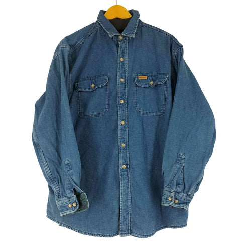 カーハート Carhartt 裏地チェック L/S デニムシャツ メンズ