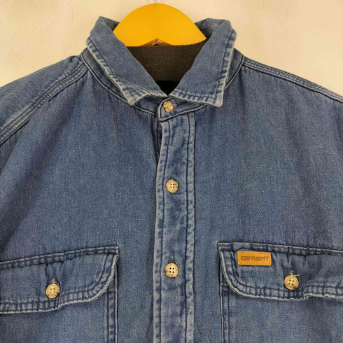 カーハート Carhartt 裏地チェック L/S デニムシャツ メンズ