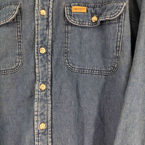 カーハート Carhartt 裏地チェック L/S デニムシャツ メンズ
