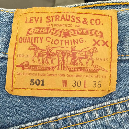 リーバイス Levis 90s デニムパンツ 501 米国製 ボタン裏501 メンズ 30×36
