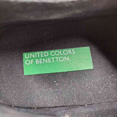 ユナイテッドカラーズオブベネトン UNITED COLORS OF BENETTON デニムローカットスニーカー メンズ JPN:27.5