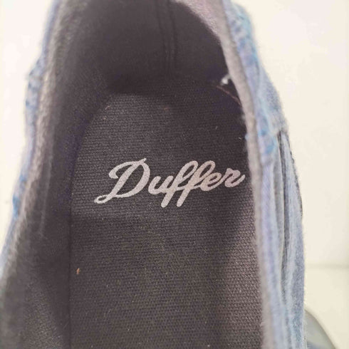 ダファー DUFFER キャンバスローカットスニーカー メンズ US:9