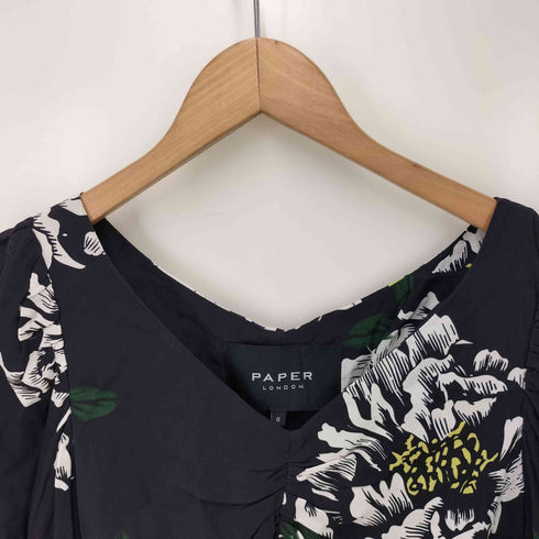 paper london シャーリング フラワー ワンピース レディース 8