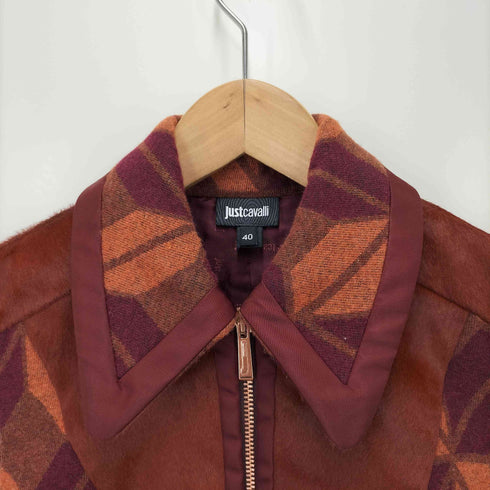ジャストカヴァリ Just Cavalli MADE IN ITALY ハラコ切替ワンピース レディース JPN:40