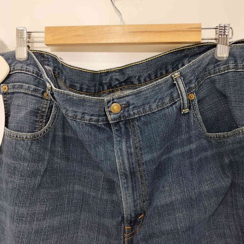 ボタン裏4459 569 ワイドシルエット ストレート デニム パンツ メンズ 42×30