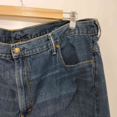 ボタン裏4459 569 ワイドシルエット ストレート デニム パンツ メンズ 42×30