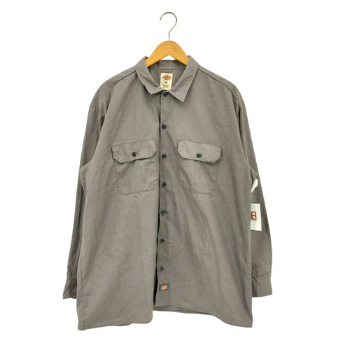 ディッキーズ Dickies ワンポイント刺繍 ワークシャツ メンズ import:XL