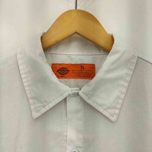 ディッキーズ Dickies ワンポイント刺繍 サイドライン ワークシャツ メンズ import:XL