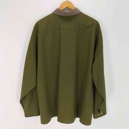 マルニ MARNI 22SS ウールトロピカルカラーブロックシャツ メンズ EUR:52