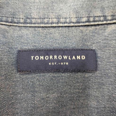 トゥモローランド TOMORROWLAND オックスフォードシャツ インディゴ染 メンズ JPN:S