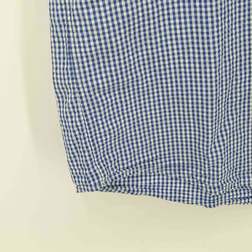 ラルフローレン RALPH LAUREN クラシックフィット シアサッカー ギンガムチェック ボタンダウン S/S シャツ メンズ import:S