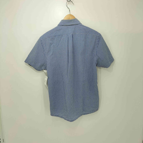 ラルフローレン RALPH LAUREN クラシックフィット シアサッカー ギンガムチェック ボタンダウン S/S シャツ メンズ import:S