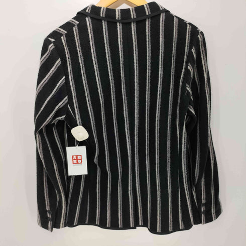 フレッドペリー FRED PERRY ストライプ フリース 3B テーラード ジャケット メンズ import:M
