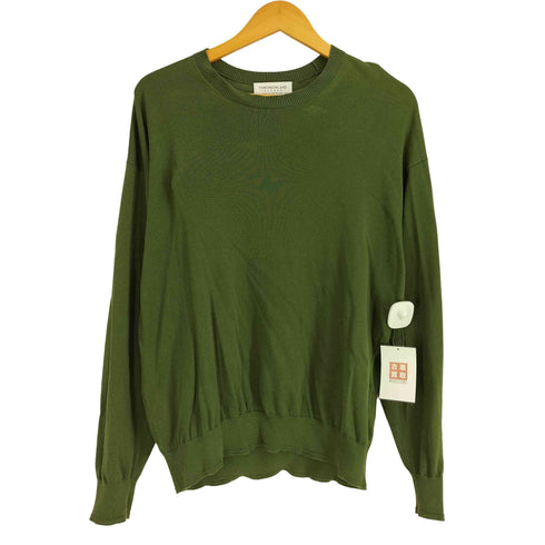 トゥモローランドトリコ TOMORROWLAND tricot ギザコットン クルーネックプルオーバーニット メンズ JPN:S