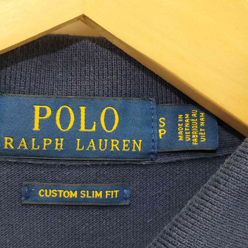 ポロラルフローレン POLO RALPH LAUREN CUSTOM SLIM FIT ポニー刺繍 鹿の子 S/S ポロシャツ メンズ import:S