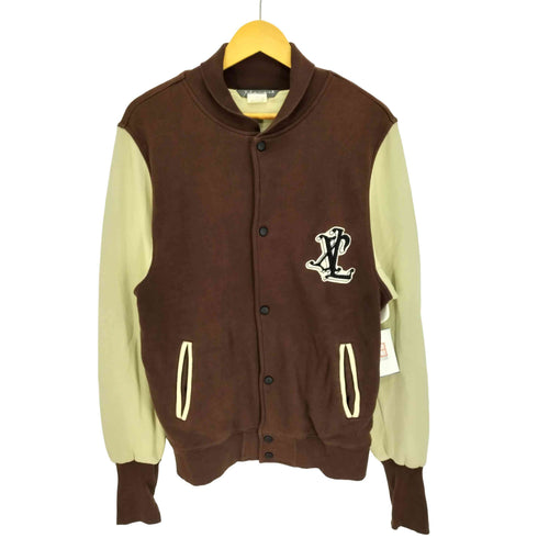 エクストララージ XLARGE ロゴワッペン バイカラー スウェット スタジャン メンズ JPN:S