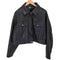 ザラ ZARA フェイクレザー ブルゾン 短丈 レディース JPN:XL