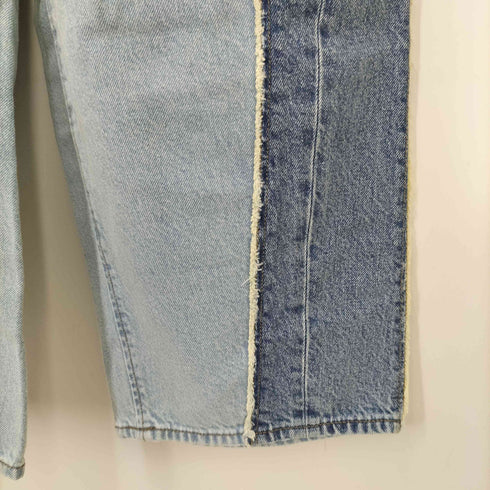 ジーユー GU 2トーンバレルレッグジーンズ レディース JPN:M