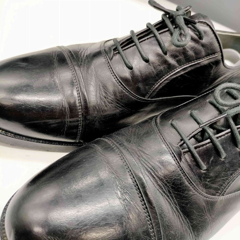 イヴサンローラン Yves Saint Laurent ストレートチップ レザー ドレス シューズ メンズ 25EEE