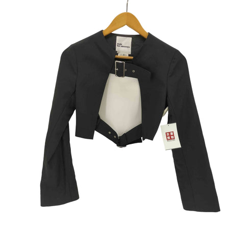 ノワールケイニノミヤ noir kei ninomiya 22AW ベルテッドウールボレロジャケット レディース JPN:XS