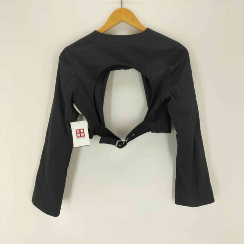 ノワールケイニノミヤ noir kei ninomiya 22AW ベルテッドウールボレロジャケット レディース JPN:XS