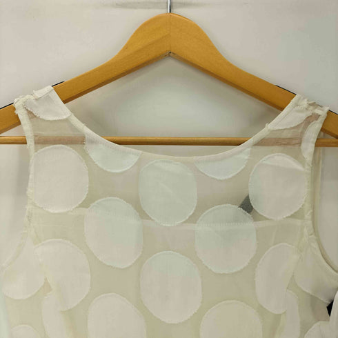 マレーラ MARELLA シルク混 ドット ノースリーブワンピース レディース JPN:40