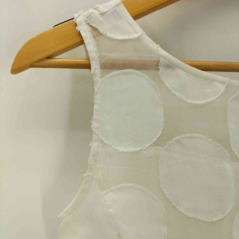 マレーラ MARELLA シルク混 ドット ノースリーブワンピース レディース JPN:40