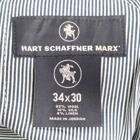 ハートシャフナーアンドマルクス HART SCHAFFNER & MARX シルク混チェックパンツ メンズ 34x30