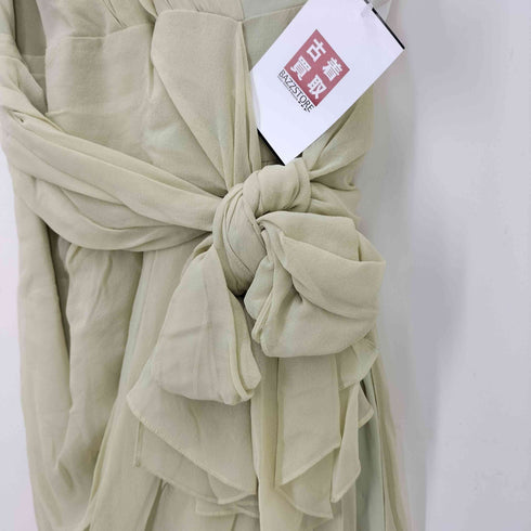 マックスマーラ MAX MARA シルク リボン ノースリーブワンピース レディース JPN:40