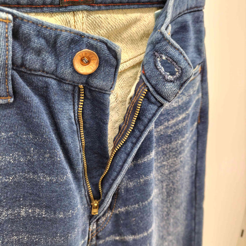 レッドイヤー RED EAR デニム調 ストレッチスウェットパンツ メンズ M