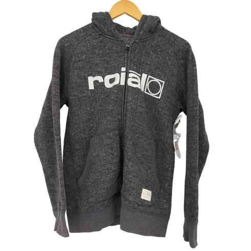 ロイアル roial 裏起毛ロゴパーカー メンズ import:M
