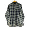funset of art marin county made 刺し子パッチワークチェックシャツ メンズ M