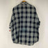 funset of art marin county made 刺し子パッチワークチェックシャツ メンズ M