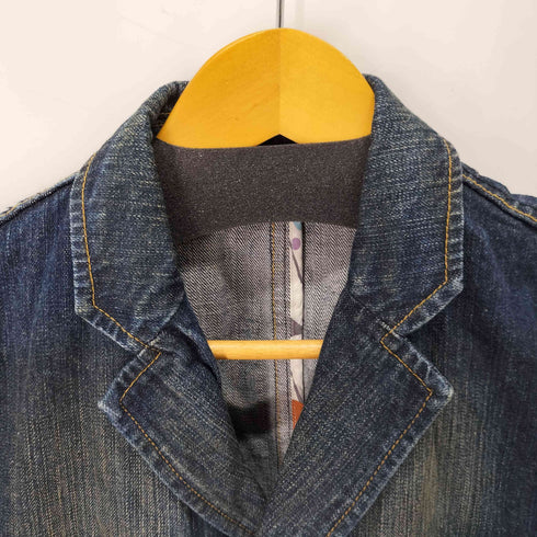 ポールスミスジーンズ Paul Smith JEANS 和柄刺繍 デニムカバオール / デニムテーラードジャケット メンズ M