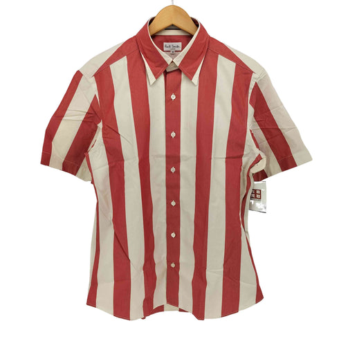 ポールスミスロンドン Paul Smith LONDON 半袖 ストライプシャツ メンズ M