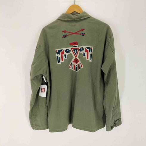 ポロラルフローレン POLO RALPH LAUREN SOUTH WESTERN SHIRTS ネイティブ刺繍 ユーティリティシャツ メンズ JPN:L