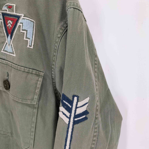 ポロラルフローレン POLO RALPH LAUREN SOUTH WESTERN SHIRTS ネイティブ刺繍 ユーティリティシャツ メンズ JPN:L
