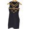 ヴェルサスヴェルサーチ VERSUS VERSACE ラインストーン ノースリーブワンピース レディース EUR:38