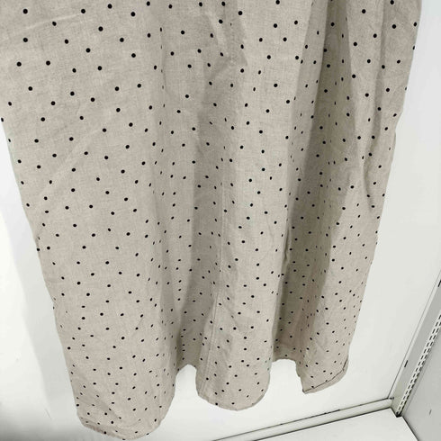 アーバンリサーチドアーズ URBAN RESEARCH DOORS 24ss リネンドットフレアワンピース レディース JPN:M