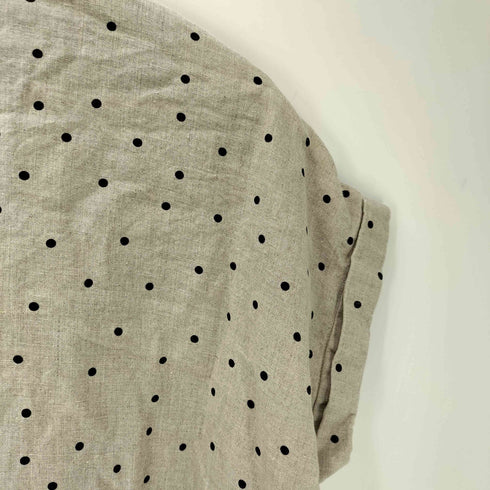 アーバンリサーチドアーズ URBAN RESEARCH DOORS 24ss リネンドットフレアワンピース レディース JPN:M