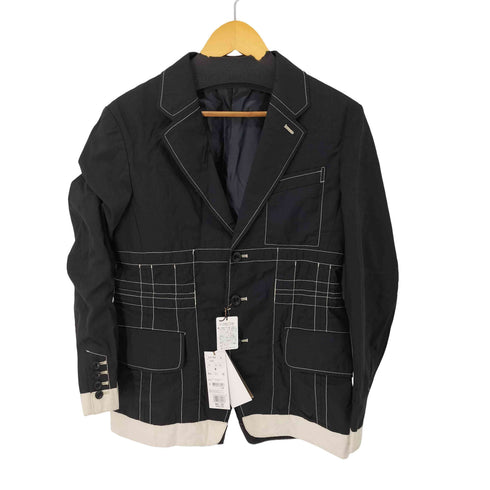 ポールスミスコレクション Paul Smith COLLECTION 3B ステッチデザイン テーラードジャケット メンズ M