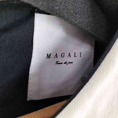 MAGALI コットンシルケット スエット プルオーバー レディース
