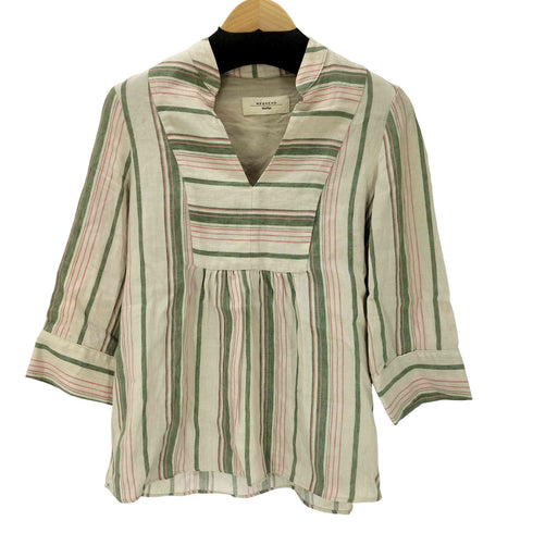 マックスマーラウィークエンド MAX MARA WEEKEND リネンチュニックブラウス レディース JPN:36