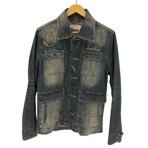 ジャックローズ JACKROSE リペア デニムカバーオール メンズ 3