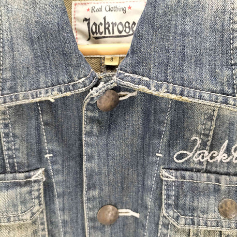 ジャックローズ JACKROSE リペア デニムカバーオール メンズ 3