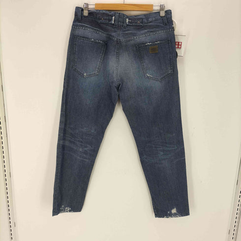 ドルチェアンドガッバーナ DOLCE&GABBANA ダメージ加工 ジップフライデニムパンツ メンズ