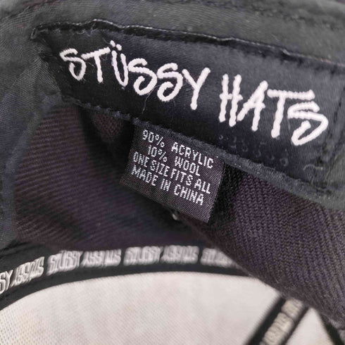 ステューシー Stussy 00s OLD HATS 刺繍パネルキャップ メンズ ONE SIZE